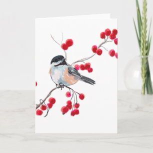 《鳥》アメリカゴガラ&レッドベリーズバイシャロンシャープ シーズンカード