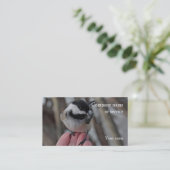 《鳥》アメリカゴガラ 名刺 (スタンド正面)