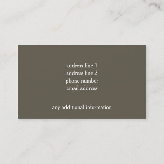 《鳥》アメリカゴガラ 名刺 (裏面)