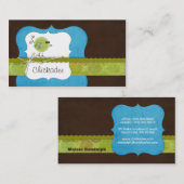 《鳥》アメリカゴガラ{blue}名刺 名刺 (正面/裏面)