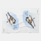 《鳥》アメリカゴガラBUFFALO WINGS by Jeff Wilis Art キッチンタオル (横)