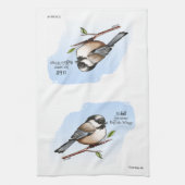 《鳥》アメリカゴガラBUFFALO WINGS by Jeff Wilis Art キッチンタオル (縦)