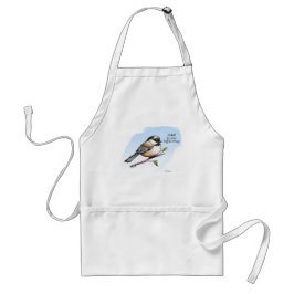 《鳥》アメリカゴガラBUFFALO WINGS by Jeff Wilis Art スタンダードエプロン