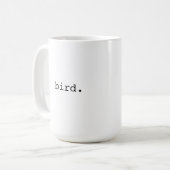鳥-イギリスの俗語 コーヒーマグカップ (正面左)