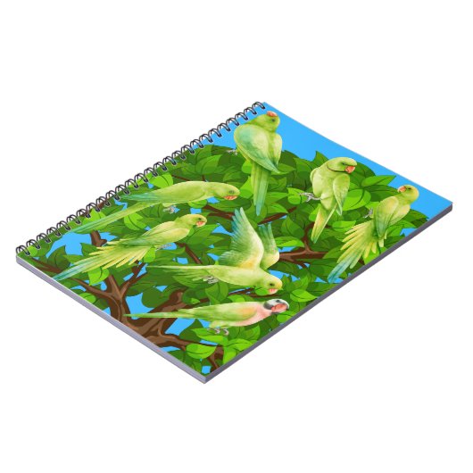 鳥、オウム ノートブック (左側)