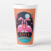 鳥 カフェラテマグ (正面)