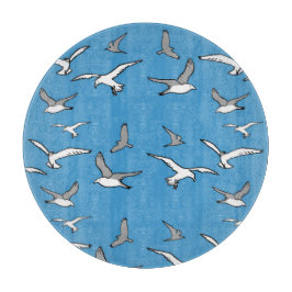 鳥 – カモメの群れ カッティングボード