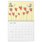 鳥 カレンダー (3月 2027)