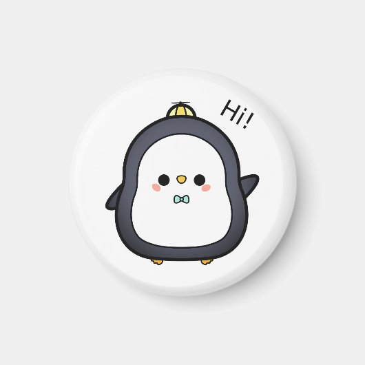 鳥,キャラクター,ペンギン マグネット (正面)