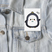 鳥,キャラクター,ペンギン 缶バッジ (インサイチュ)