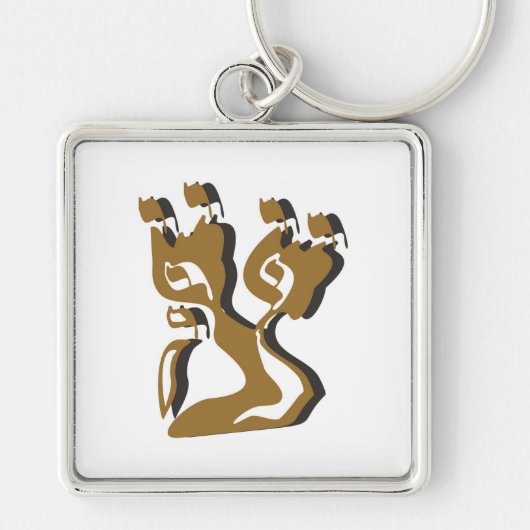 鳥 キーホルダー (正面)