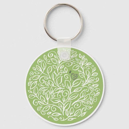 鳥 キーホルダー (正面)