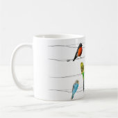 鳥 コーヒーマグカップ (左)
