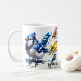 鳥 コーヒーマグカップ