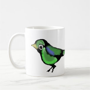 鳥 コーヒーマグカップ