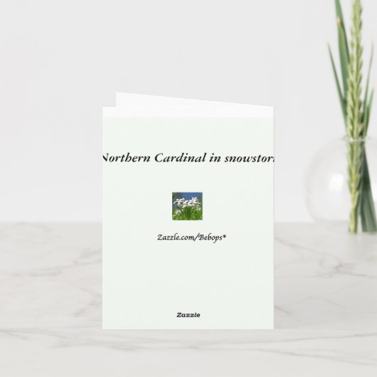 (鳥)ショウジョウコウカンチョウありがとう サンキューカード (裏面)