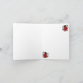 (鳥)ショウジョウコウカンチョウありがとう サンキューカード (内部)