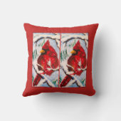 （鳥）ショウジョウコウカンチョウおもしろい枕 クッション (裏面)