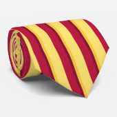 （鳥）ショウジョウコウカンチョウおよび金ゴールドの縦ストライプのなタイ ネクタイ (ロール)