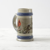 （鳥）ショウジョウコウカンチョウが現われるとき、最愛の人は近くあります ビールジョッキ (正面左)