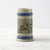 （鳥）ショウジョウコウカンチョウが現われるとき、最愛の人は近くあります ビールジョッキ (中央)