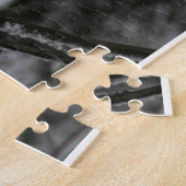 (鳥)ショウジョウコウカンチョウが雪の中で休息 ジグソーパズル (側面)