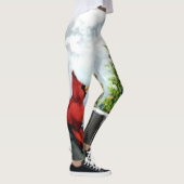 (鳥)ショウジョウコウカンチョウとクリスマスツリー レギンス (右)