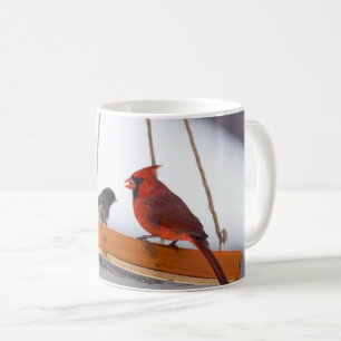 (鳥)ショウジョウコウカンチョウとジュンココーヒーマグ コーヒーマグカップ