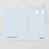 (鳥)ショウジョウコウカンチョウとハナミズキ水彩はがき ポストカード (裏面)