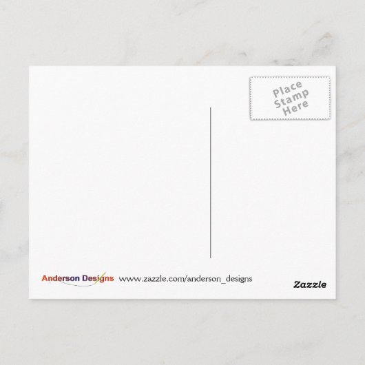 （鳥）ショウジョウコウカンチョウとハミングバードとピンクのユリとツタ ポストカード (裏面)