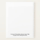 (鳥)ショウジョウコウカンチョウとハミングバード プランナー手帳 (裏面)