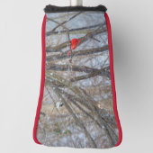 （鳥）ショウジョウコウカンチョウと《鳥》アメリカゴガラ ゴルフヘッドカバー (回転90)