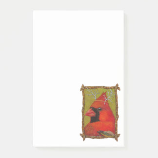 (鳥)ショウジョウコウカンチョウとCicada Post-it-noteパッド ポストイット