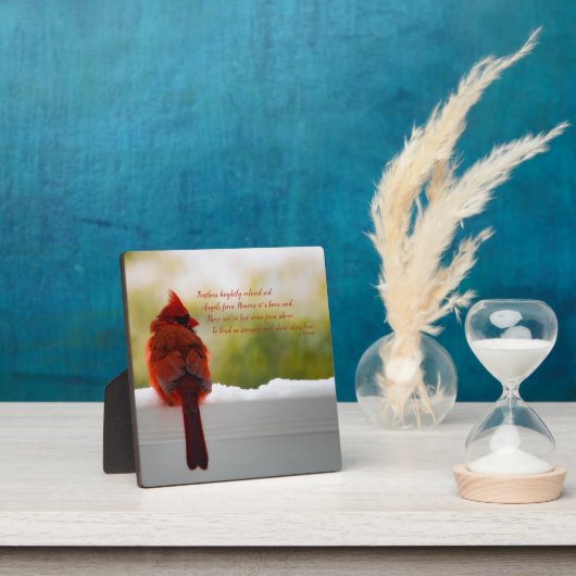 （鳥）ショウジョウコウカンチョウとVistior From天国詩 フォトプラーク (インサイチュ)