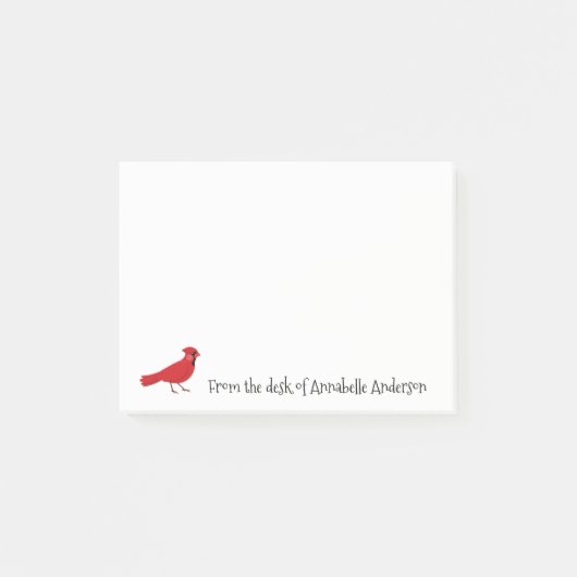 （鳥）ショウジョウコウカンチョウのポスト·イット·ノートのパーソナライズ ポストイット (正面)