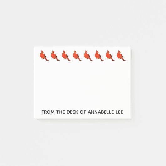 (鳥)ショウジョウコウカンチョウの列は個人化なります ポストイット (正面)
