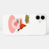 (鳥)ショウジョウコウカンチョウの居心地のよいコーヒーブレイク Case-Mate iPhoneケース (裏面 (横))