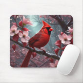 (鳥)ショウジョウコウカンチョウの木 マウスパッド (マウス)