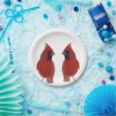 （鳥）ショウジョウコウカンチョウの紙皿 ペーパープレート (パーティー)