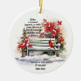 (鳥)ショウジョウコウカンチョウの表示時 セラミックオーナメント