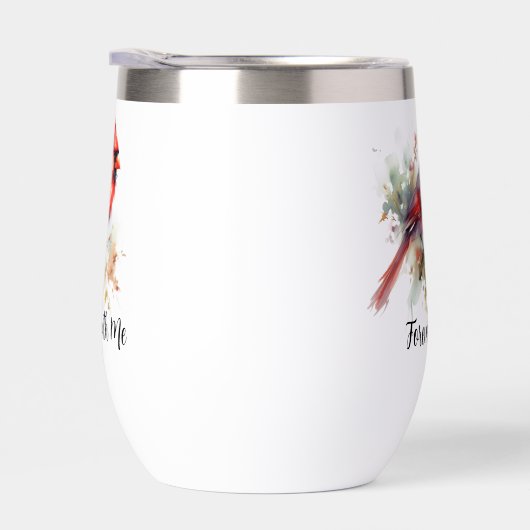 （鳥）ショウジョウコウカンチョウの赤を永遠に私のパーソナライズ (右面)