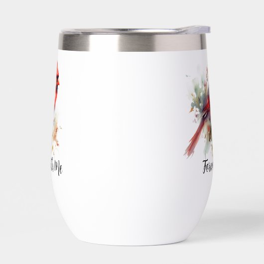 （鳥）ショウジョウコウカンチョウの赤を永遠に私のパーソナライズ (左面)