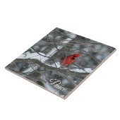 （鳥）ショウジョウコウカンチョウの雪 タイル (側面)