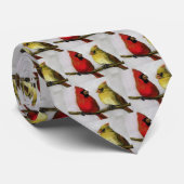 （鳥）ショウジョウコウカンチョウの鳥の芸術のタイ ネクタイ (ロール)