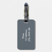 （鳥）ショウジョウコウカンチョウの"そう愛された"詩 ラゲッジタグ (裏面縦)