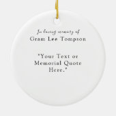 （鳥）ショウジョウコウカンチョウは天使がオーナメントの近くにあると現われます セラミックオーナメント (裏面)