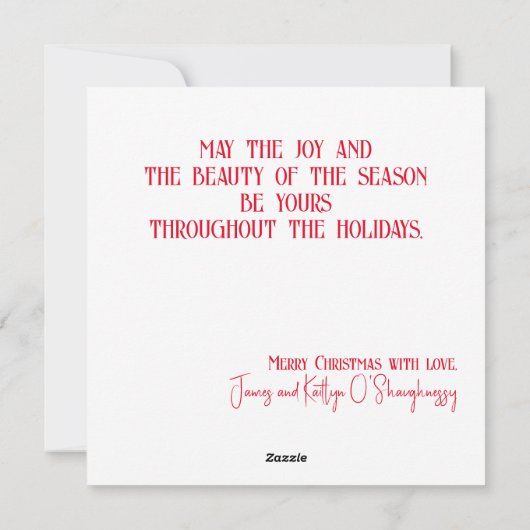 (鳥)ショウジョウコウカンチョウは常緑の木に羽状の植物で覆われている シーズンカード (裏面)