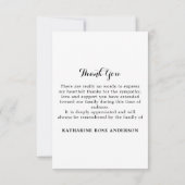 （鳥）ショウジョウコウカンチョウひまわりモダン追悼式 サンキューカード (裏面)