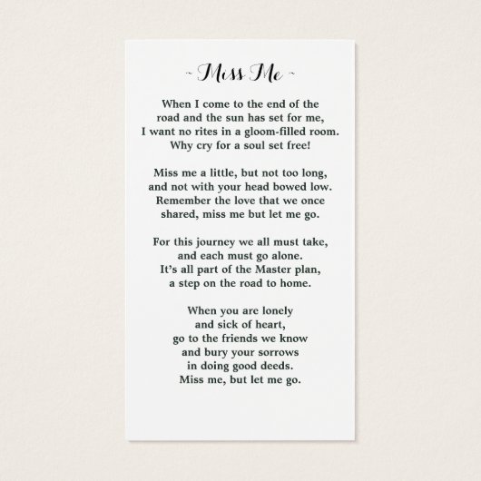 （鳥）ショウジョウコウカンチョウひまわり記念葬式祈りの言葉カード (裏面)