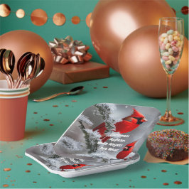 （鳥）ショウジョウコウカンチョウアジェムエンジェルズニアメモメブランス ペーパープレート